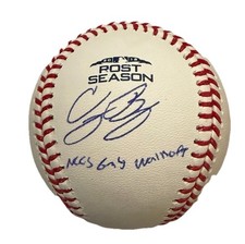 Cody Bellinger Dodgers Signed  “NLCS GM 4 Walkoff” 2018 Postseason Baseball MLB