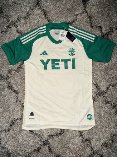 Men's Austin FC adidas Tan 2024 The Armadillo Kit Authentic Jersey