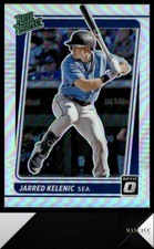 2021 Donruss Optic #RP20 Jarred Kelenic Rated Prospect Holo Seattle Mariners