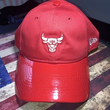 Chicago Bulls New Era 9twenty Adjustable Hat Cap Jordan 11 Match Blood Red