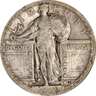 1920-D Standing Liberty Quarter - "Flattened"