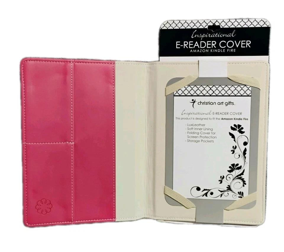 Christian Art Gifts Inspirational Cover E-Reader Amazon Kindle Fire Faux Leather - Image 2 of 4