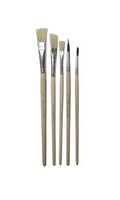 Schulpinsel-Set Pinsel Malpinsel 5-Teilig GrößEn 4-8 / 6-8-10 (0210)