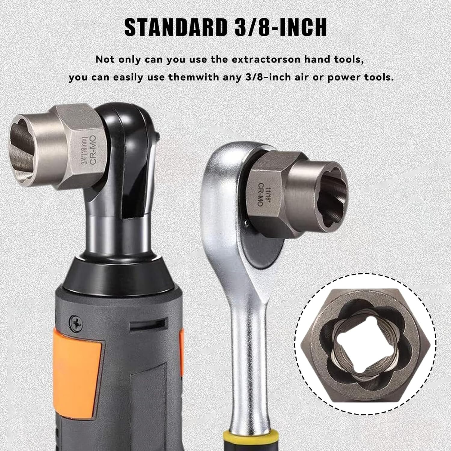 14 PCS Nut & Bolt Extractor Kit, of Bolt Removal Tool Set, Extractor Socket Tool