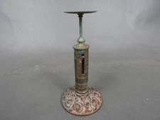 Antique brass candlestick sprung postal scales by R Winfield