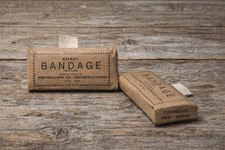 WWII British Army Field Dressing Khaki Bandage Repro – Reenactment / Display