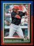 2025 Donruss Rated Rookie Blue Red Darren Baker RC Washington Nationals #43