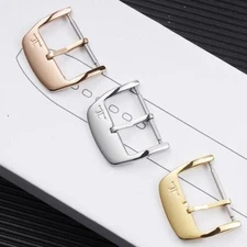 16/18mm Silver Pin Clasp Buckle For Jaeger LeCoultre Watchbands Bracelets Straps