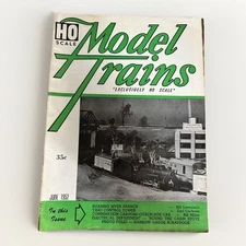 Model Trains Magazine HO Scale June 1952 Issue Roaring River Branch