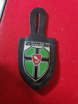 Brustanhänger Verbandsabzeichen Bundeswehr - Panzergrenadierbataillon 72