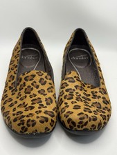 Dansko Olivia Calf Hair Leopard Slip-On Flats ~ Size 36 Or US Size 6
