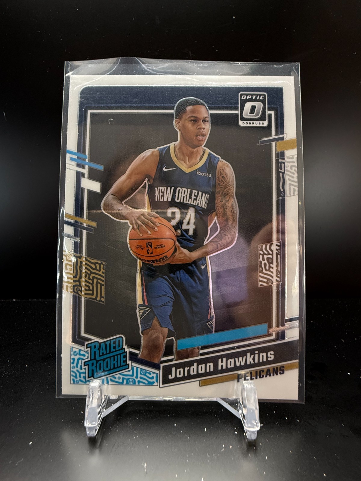 C421 - 2023-24 Panini Donruss Optic - Rated Rookie Jordan Hawkins #238 (RC)