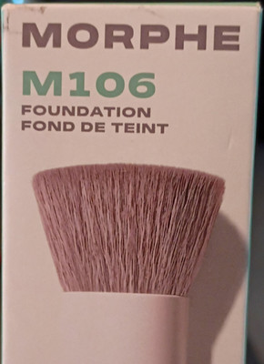 Morphe M106 Foundation Brush Flat White Professional Makeup Tool