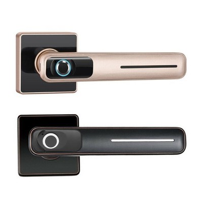 Smart Electronic Fingerprint Door Lock Biometric Security Door Handle for Office