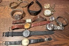 Vintage Watch Job Lot Collection Pulsar Seiko Repair Parts