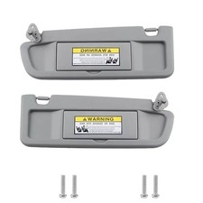 For Honda Civic Sun Visors Light Gray Pair Fit 2006-2010 2011 Left Right Set For Honda Civic Sun Visors Light Gray Pair Fit 2006-2010 2011 Left Right Set