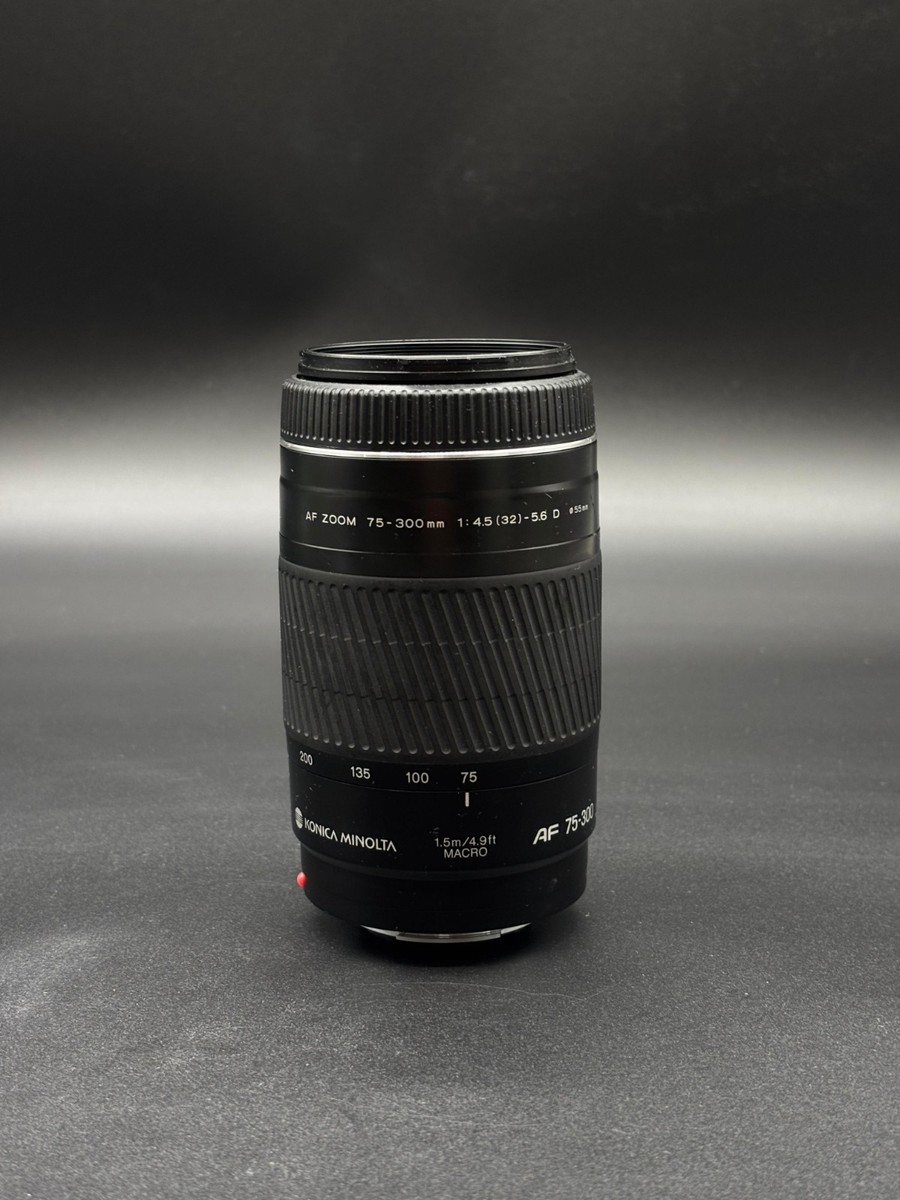 Minolta AF Zoom 75-300mm 1:4.5(32)-5.6 D | eBay