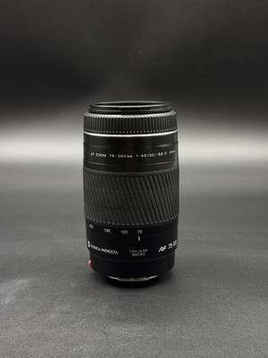 Minolta AF Zoom 75-300mm 1:4.5(32)-5.6 D | eBay