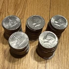 $50.00 - 50-Year-Old Bicentennial Kennedy 1/2 Dollars - 100 coins w/ $5 shipping