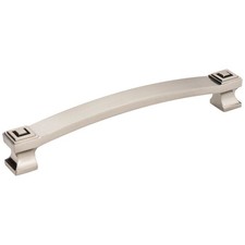 Satin Nickel Delmar Square Cabinet Pull and K...