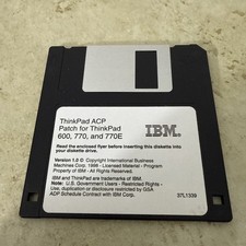 IBM Thinkpad ACP Patch 600 780 And 770E Diskette Floppy Disk