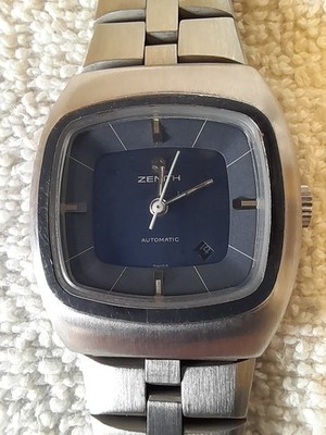 ZENITH SURF TV  WATCH -VINTAGE UNISEX SWISS AUTOMATIC - RARE & MINT !