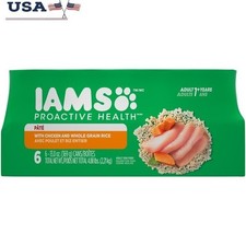 Wet Dog Food Chicken Whole Grain Rice 13oz Cans 6 Pack Nutritious Healthy Coat 4.55 per gallon