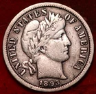 1893-S Barber Dime — photo from another recent sale