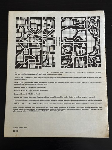 Dungeon Geomorphs : Set One to Three - Dungeons & Dragons (1981) TSR#9048 - Picture 2 of 4