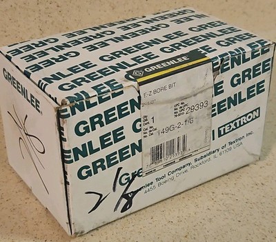Greenlee E-Z Bore Bit 149G-2-1/8 Spur  2-1/8'' 502-9393 New Tool - Sealed Box NOS