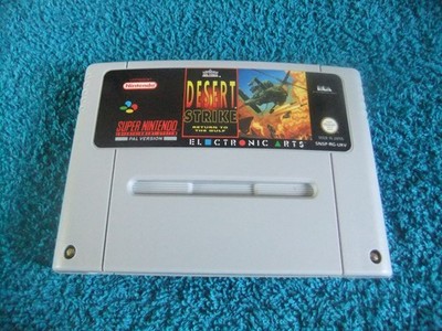 DESERT STRIKE RETURN TO THE GULF SUPER NINTENDO / SNES SPIEL CARTRIDGE