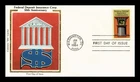 Dr Jim Stamps FDIC 50th Anniversary First Day Cover Colorano Silk Cachet