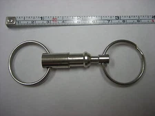 Pull Apart Quick Release Keychain Key Rings