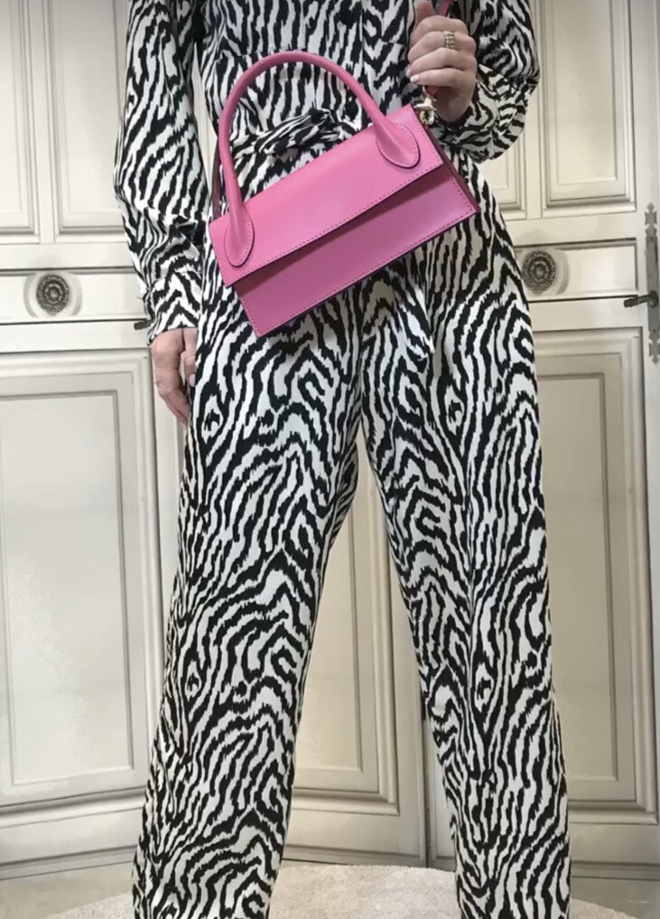 Borsa in Vera Pelle Donna con Manico Rigido foto 2