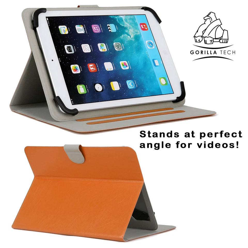 Gorilla Tech Universal Book Case Leather Stand Flip Cover for All iPads Tablets - Image 4 of 4