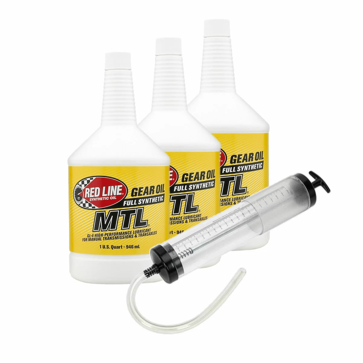 50204 Red Line MTL 75W80 GL4 Gear Oil Quart Bottle