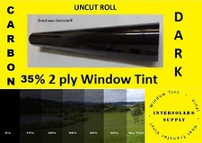 35 Uncut 20x 5 Feet Window Tint Film 2 Ply 10 Yrs Warranty Intersolar Usa Ok