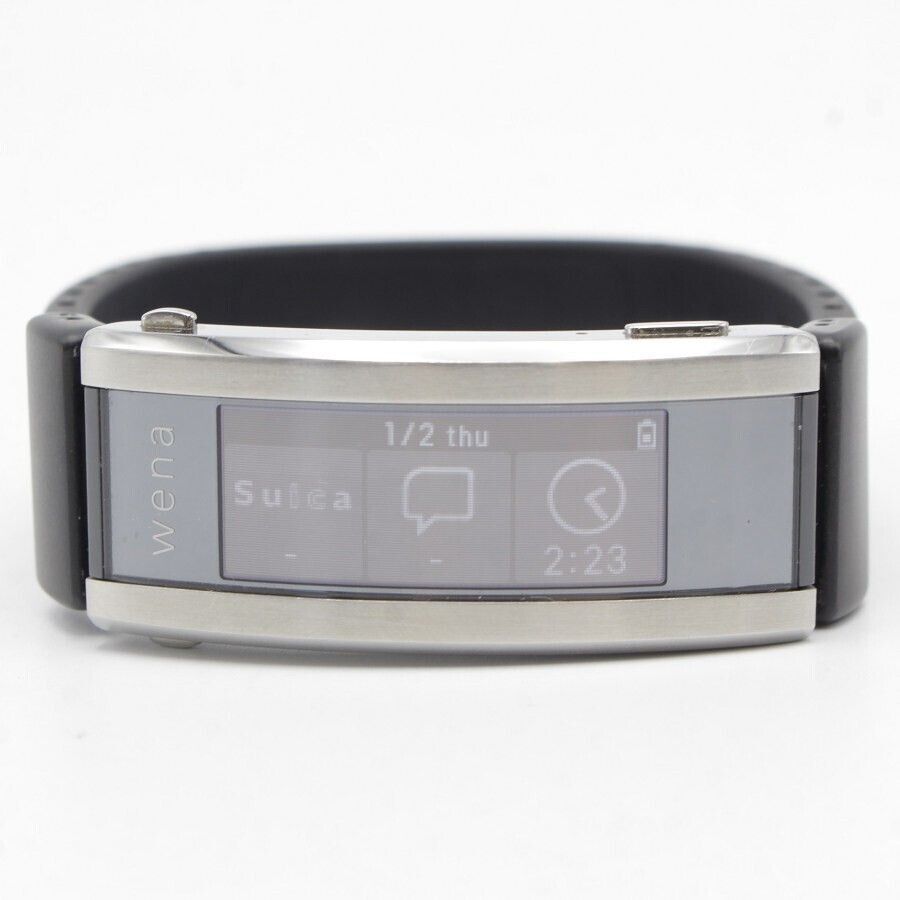 WENA SMART WATCH of SONY wena 3 rubber Black WNW-A21A /B NEW WENA SMART WATCH of SONY wena 3 rubber Black WNW-A21A /B NEW