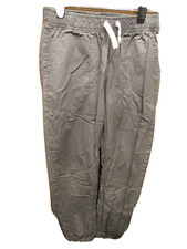 YOUTH BOYS CHILDREN'S PLACE 100 COTTON STRETCH GRAY PANTS SIZE 8 INSEAM 21