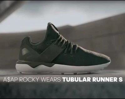 DS SOLD OUT FOOTLOCKER EXCLUSIVE X  ADIDAS TUBULAR RUNNER STRAP WEAVE KAKI UK 7 - Photo 1/4