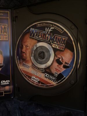 WWF WrestleMania X-Seven DVD 17 X-7 WWE Wrestling 2001 ECW WCW The