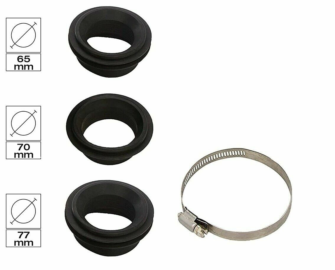 Filtro Aria Sportivo Rosso Aspirazione Tuning A Cono Per Auto - Foto 4