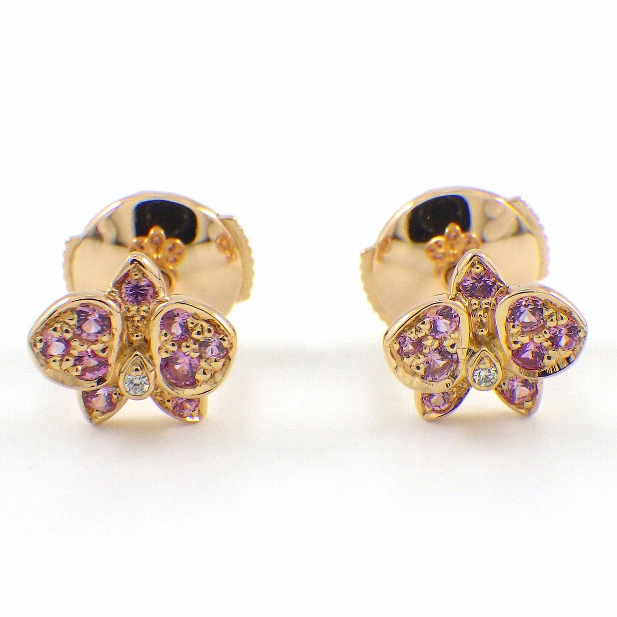 Cartier orchid earrings sales