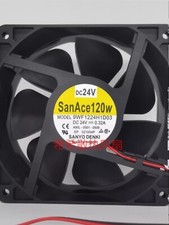 SANYO 9WF1224H1D03 DC24V 0.32A 12038 12CM 2-Wire Cooling Fan