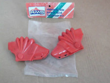 RED RUBBER DRUM BRAKE LEVER PROTECTORS RMS FOR VINTAGE MOTORCYCLES