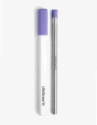 Lifestraw SIP Filter Strohhalm mit Tragetasche - Distel Lila