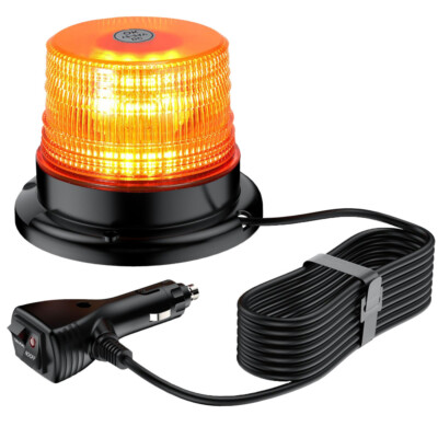 LED Rundumleuchte Warnleuchte Magnet Warnlicht Blinkleuchte Strobe Light 12V-24V