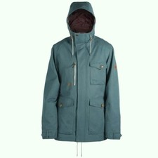 RIDE Snowboards Men's MONTLAKE FISHTALE Snow Jacket - IndigoWashOut - XL - NWT