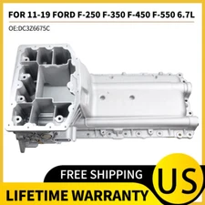 Upper Aluminum Engine Oil Pan For Ford F-250 F-350 6.7L Powerstroke Turbo Diesel