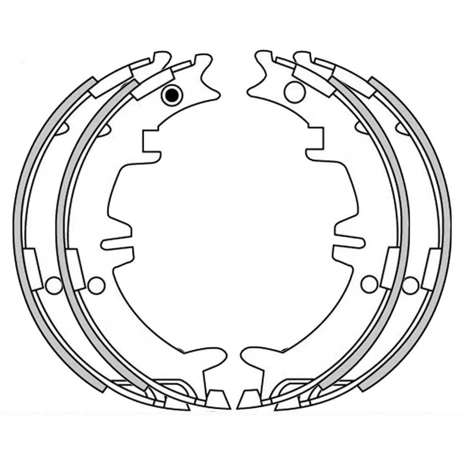 2X REAR CALIPERS DISCS PADS SHOES SPRINGS FITS TOYOTA RAV4 MK2 0006